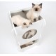 Domek dla kota Catit Vesper Condo 48.5x48.5x80cm, Biały