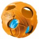 Piłka świecąca NERF Dog lluma-Action LED, pomarańczowa/zielona, 8,7cm