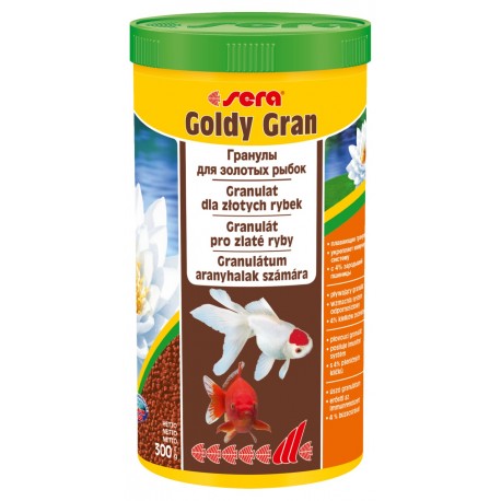 Goldy Gran Nature 1000 ml, granulat - pokarm dla złotych rybek