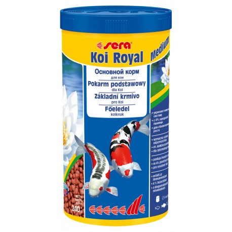 Koi Royal Medium 1.000 ml, granulat - pokarm postawowy dla Koi