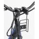 Transporter rowerowy przedni, czarny/szary, 41 × 26 × 26 cm