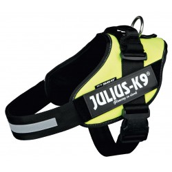 Szelki Julius-K9, rozm.2/L-XL, 71-96 cm, neonowy żółty