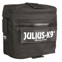 Podwójna torba siodłowa 2 Julius-K9 23x36x9cm, czarna