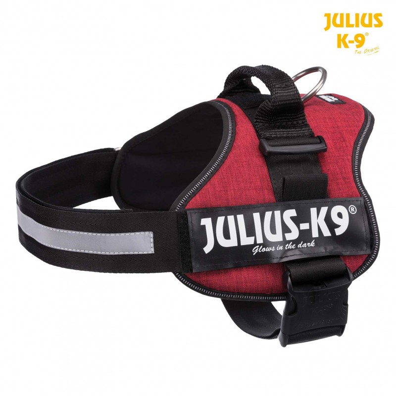 Szelki Julius-K9®, 2/L–XL: 71–96 cm/50 mm, burgund - hobbyhurt.pl