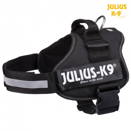 SZELKI Julius-K9 rozmiar 2/L–XL: 71–96 cm, CZARNE