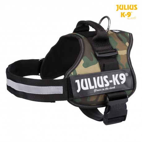 Szelki Julius-K9, 2/L–XL: 71–96 cm, kamuflaż