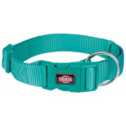 Obroża Premium, L–XL: 40–65 cm/25 mm, morski blękit