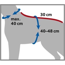 Szlafrok, dla psa, szary, tkanina frotte, XS: 30 cm