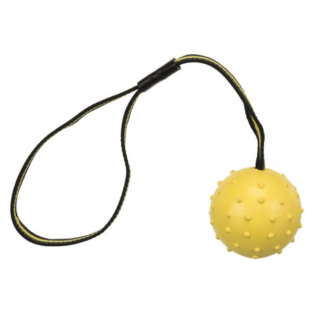 Piłka na pasku Sporting, z wypustkami, naturalny kauczuk, o 6 cm/35 cm