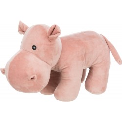 Hipopotam, zabawka, dla psa, plusz, 39 cm, z dźwiękiem