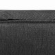 Poduszka Vital Bendson, 100 × 70 cm, ciemnoszary/jasnoszary