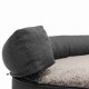 Sofa Vital Bendson, 100 × 80 cm, ciemnoszara/jasnoszara