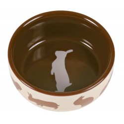 Miska ceramiczna dla królika z motywem, 250 ml/ śr.11 cm