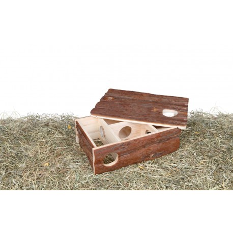 Domek drewniany dla chomika Leif, 35×11×25 cm
