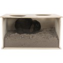 Piaskownica dla królików, 58 x 30 x 38 cm