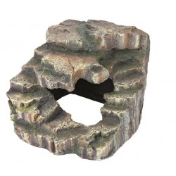 Skałka narożna z jaskinia i platformą, 19×17×17 cm