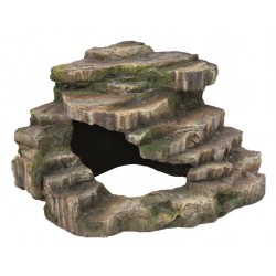 Skałka narożna z jaskinia i platformą, 26×20×26 cm