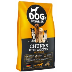 Dogs Favorit, sucha karma, dla psów dorosłych, kurczak, 15 kg
