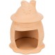 Domek ceramiczny do klatki, dla myszy/chomików, terakota, 11x14cm