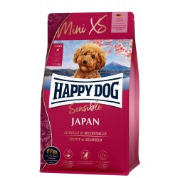 Mini XS Japan, sucha karma, dla dorosłych psów do 5 kg, pstrąg i algi, 1,3 kg