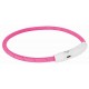 Pierścień z lampą błyskową USB, L–XL: 65 cm/o 7 mm, różowy