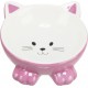 Miska ceramiczna, dla kota, w kształcie kota, różne kolory, 0.15 l/o 14 cm, wysoka