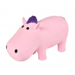 Świnia, zabawka dla psa, lateks, z dźwiękiem, 13x5x8cm, różowa