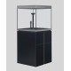 Siena 160, zestaw akwarium z szafką, z wyposażeniem, 166L, 55 x 55 x 128 cm, czarny (4403+4793)