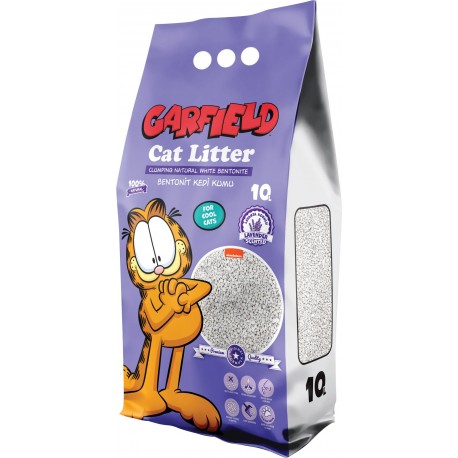 Garfield, żwirek bentonit dla kota, lawendowy 10L