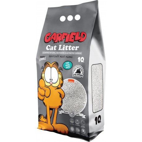 Garfield, żwirek bentonit dla kota, z węglem aktywnym10L