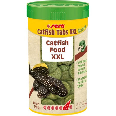 Catfish Tabs Nature XXL 250 ml, tabl. - pokarm dla bocji i ryb sumokształtnych