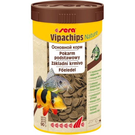 Vipachips Nature 250 ml, chipsy tonące - pokarm podstawowy