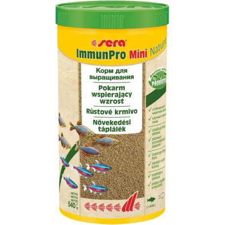 ImmunPro Mini Nature 1.000 ml - pokarm wolnotonący dla ryb poniżej 4cm