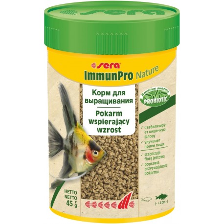 ImmunPro Nature 100 ml - pokarm wolnotonący dla ryb powyżej 4cm