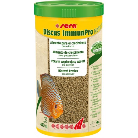 sera Discus ImmunPro Nature 1.000 ml - pokarm dla pielęgnic
