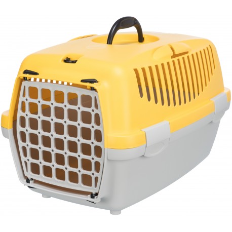 Capri 1, transporter, dla psa/kota, jasnoszary/żółty, XS: 32 × 31 × 48 cm