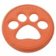 Zabawka dla psa, dysk z łapką, pływający, EVA , pomarańczowy, 23,5x2,6cm