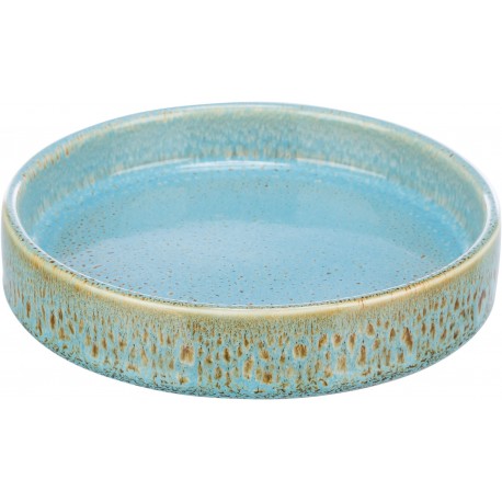 Miska ceramiczna, dla kota, niebieska, 0.25 l/ 15 cm