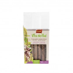 Vita Herbal gałązki leszczyny dla gryzoni i królika 50g, 4szt/disp