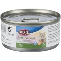 Salmon Soup, przysmak zupa, dla kota, kurczak i łosoś, 80 g