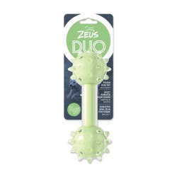 Zeus Duo, Spike Dumbbell, gryzak, dla psa, zielony, 5,5 x 5,5 x 18 cm, zapach mięty