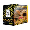 Big Rock, kryjówka z miską, do terrarium, ceramiczna, L, 25x28x16 cm, 200 ml