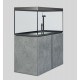Siena 270, zestaw akwarium z szafką, z wyposażeniem, 272L, 90 x 55 x 128cm, beton (4410+4830)