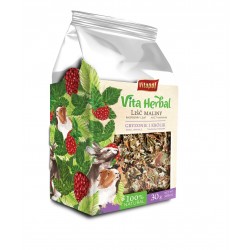 Vita Herbal dla gryzoni i królika, liść maliny, 30 g, 4szt/disp