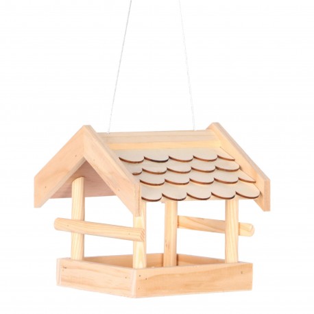 Karmnik dla ptaków, drewniany, 22x21,5x20cm