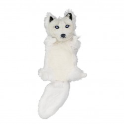 Zabawka, dla psa, lis polarny, pluszowy, 35 cm