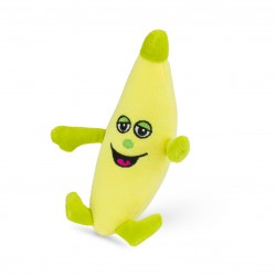Zabawka, dla psa, banan, pluszowy, 15,5 cm
