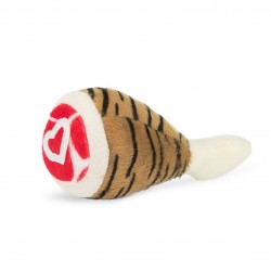 Zabawka, dla psa, szynka-kostka tygrys, pluszowa, 12,5 cm