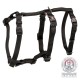 Szelki Stay, L–XL: 75–100 cm/25 mm, czarne