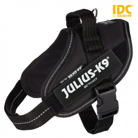 Szelki Julius-K9 IDC , Mini/M: 49–67 cm/22 mm, czarny